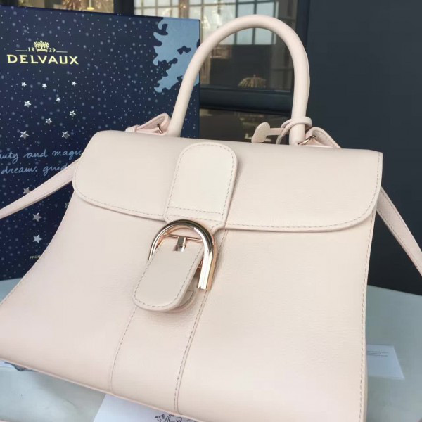 Delvaux pale pink mini brillant satchel  23cm x 19 cmx 13 cm