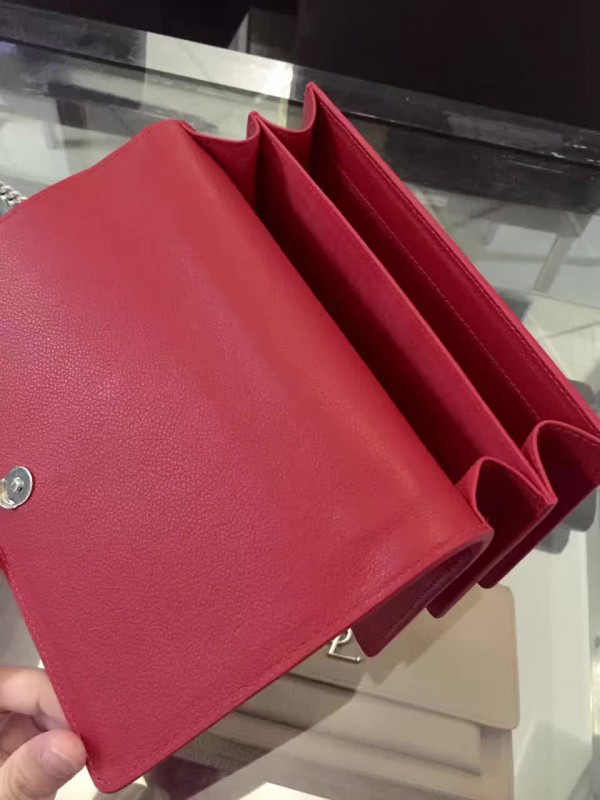 Y51 medium sunset bag grained leather 4872 22cm x 16cm x 8cm