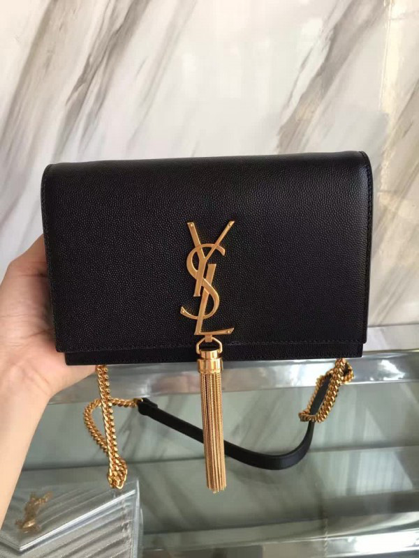 Y51 monogram kate gold tassel in grain de poudre embossed leather 5052 19cm x 12.5cm x 3.5cm
