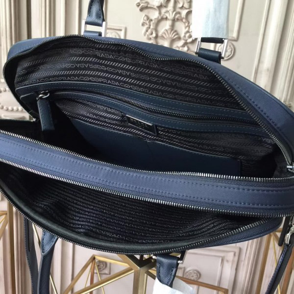 Pra*a nylon briefcase 4190 36cmx6.5cmx28cm