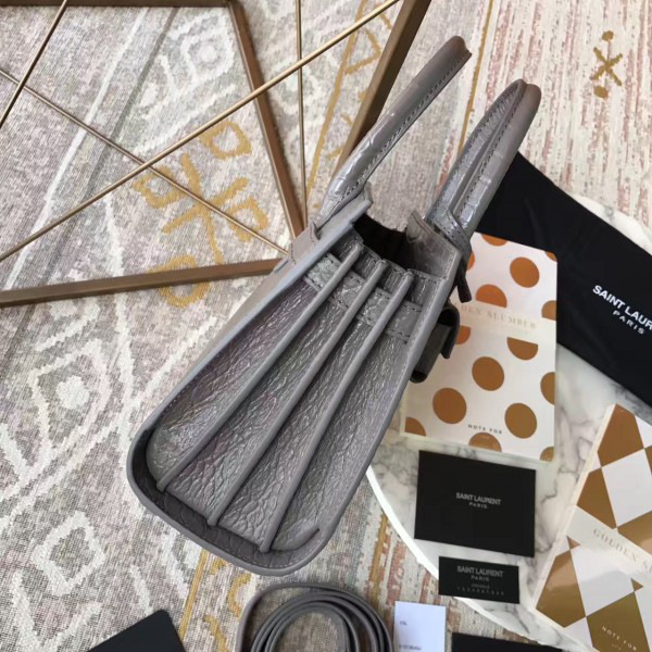 Y51 sac de jour crocodile embossed leather 4918 22cm x 18cm x 11cm