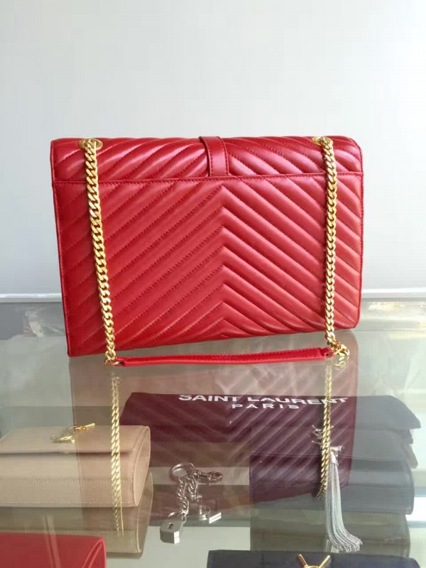 Y51 gold monogram college red 5087  31cm x 22cm x 7.5cm