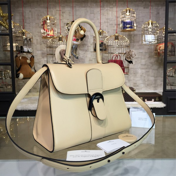 Delvaux mm brillant satchel apricot 1515  28cm x 14cm x 22.5cm