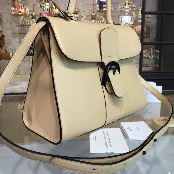 Delvaux mm brillant satchel apricot 1515  28cm x 14cm x 22.5cm