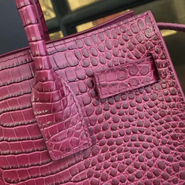 Y51 sac de jour crocodile embossed shiny leather cohotbag