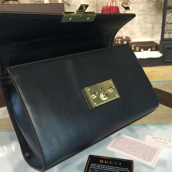 Gvc*1 gg leather padlock cohotbag 2171