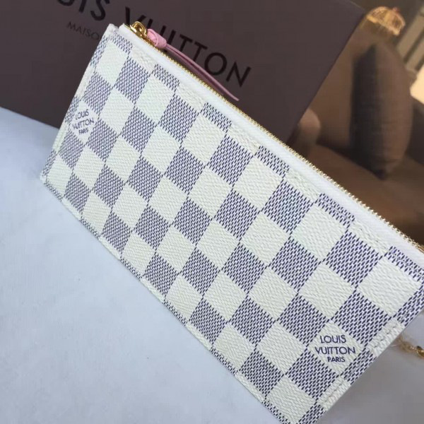 l0vis Vvtt0n pochette  felicie damier azur canvas 3704 21cm