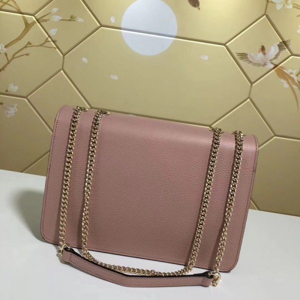 Gvc*1 gg flap shoulder bag on chain pink cohotbag 510303