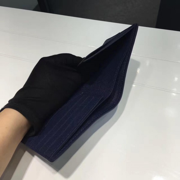 l0vis Vvtt0n multiple wallet navy blue_12*9 cm