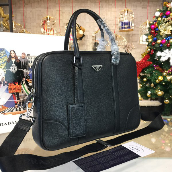 Pra*a leather briefcase 4204 38cm x 8cm x 28cm