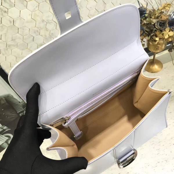 Delvaux mm brillant satchel white 1536 28cm x 14cm x 22c