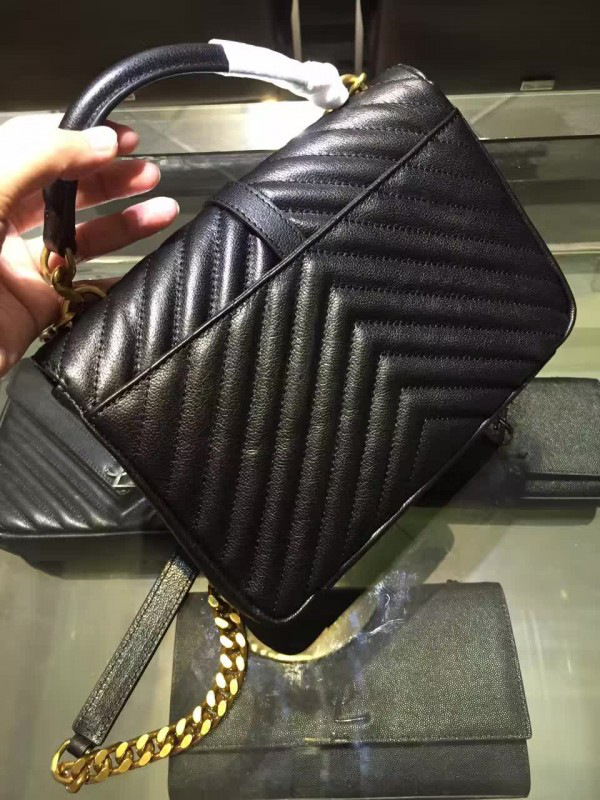 Y51 gold monogram college black 5093 24cm x 17cm x 6.5cm