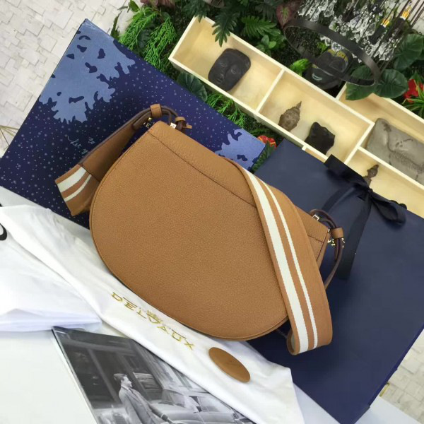 Delvaux calfskin le mutin saddle bag 1494 29cm x 4cm x 22cm