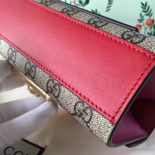 Gvc*1 gg leather padlock cohotbag  2163