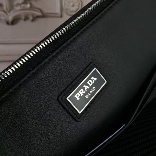 Pra*a leather clutch bag 4277 33cm x 2.5cm x 24cm