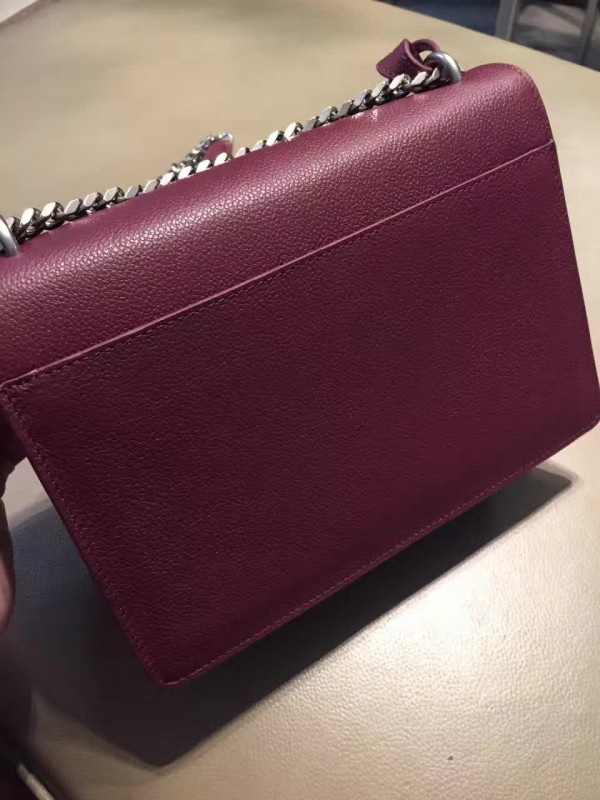 Y51 medium sunset bag grained leather 4852 22cm x 16cm x 8cm