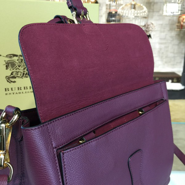Bv*b*rry dark purple shoulder bag  29.5cm x 14cm x 20.5cm