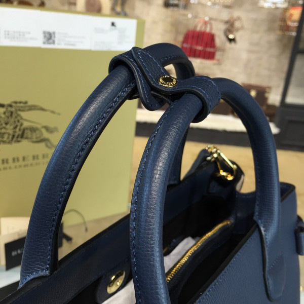 Bv*b*rry dark blue shoulder bag 35cm x 15cm x 26cm