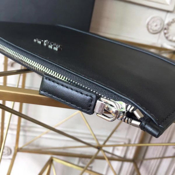 Pra*a leather clutch bag 4309 25.5cm x 1.5cm x 17.5cm
