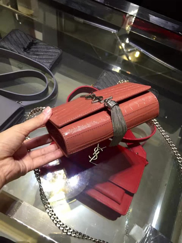 Y51 monogram kate bag with leather tassel  5034 17cm x 11cm x 14cm