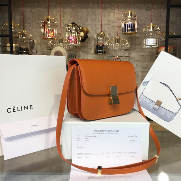 Ce1i*e leather classic box z1156  23.5cm x 8cmx 18.5cm