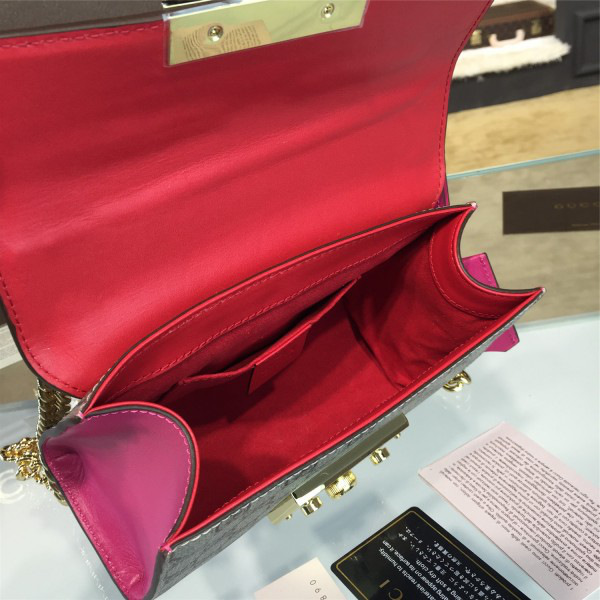 Gvc*1 gg leather padlock cohotbag 2168