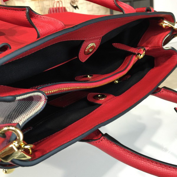 Bv*b*rry red shoulder bag 35cm x 15cm x 26cm