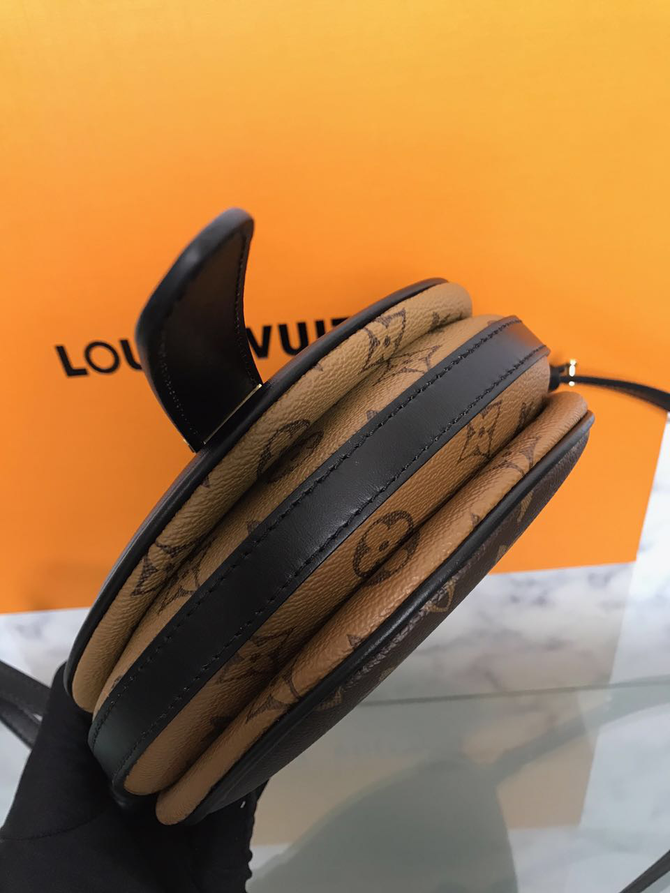 l0vis Vvtt0n chantilly lock tote handbag black m43645 20cm