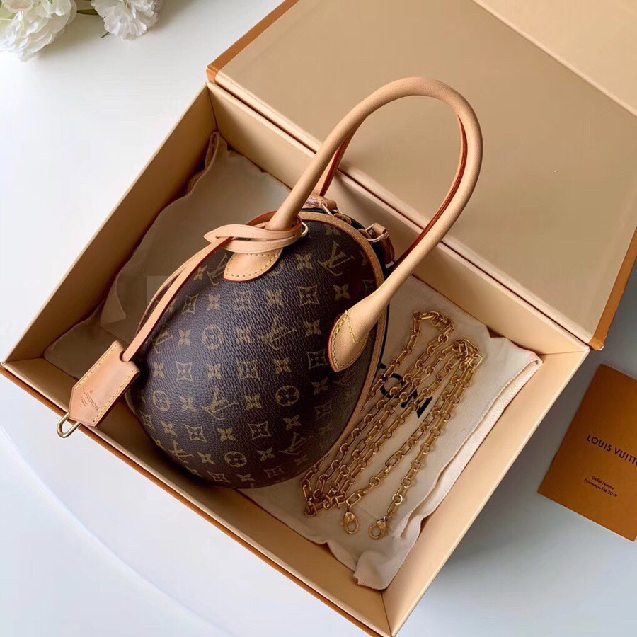 LV original new m44587lv egg handbag 20.0 x 12.0 x 12.0 cm