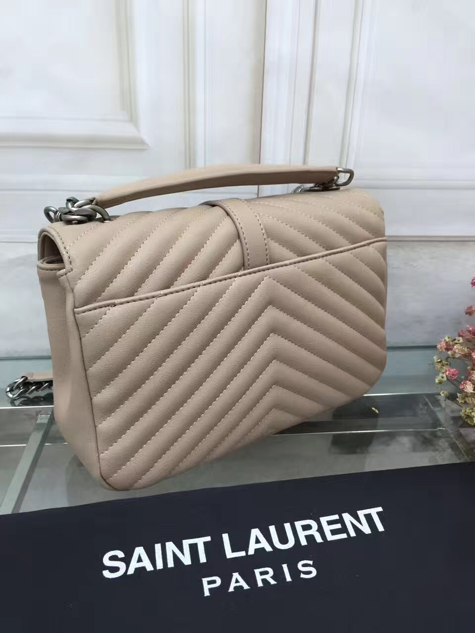 Y51 handbag 26608 apricot medium  24*20*8.5 cm