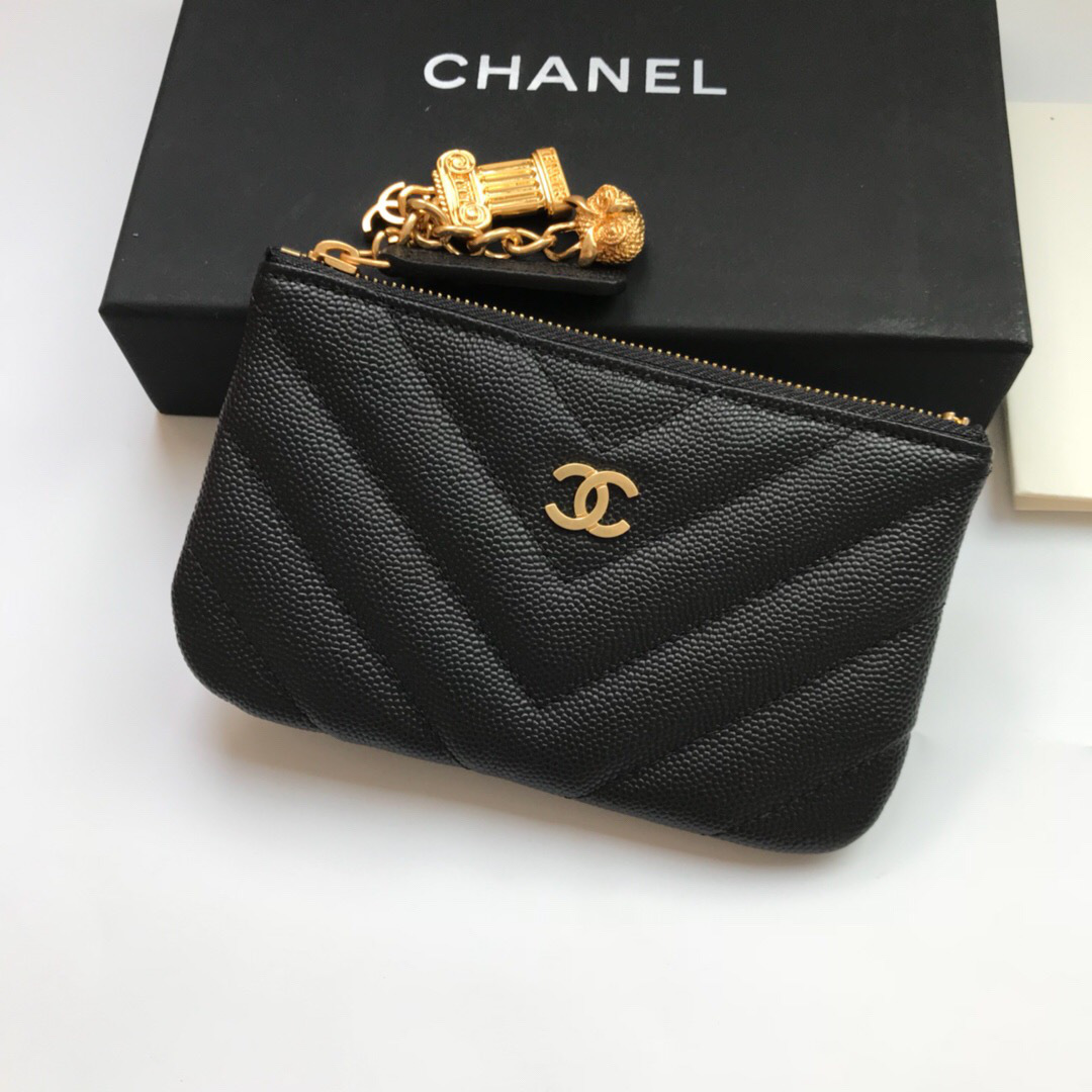 Ch**el wallet 82365 black