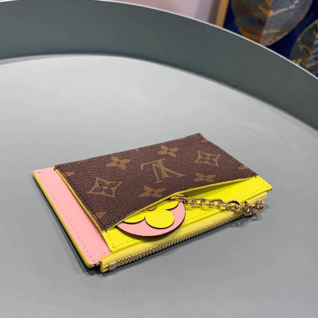 Lv zipper clip monogram canvas 02 13.0x 7.5x 0.4 cm