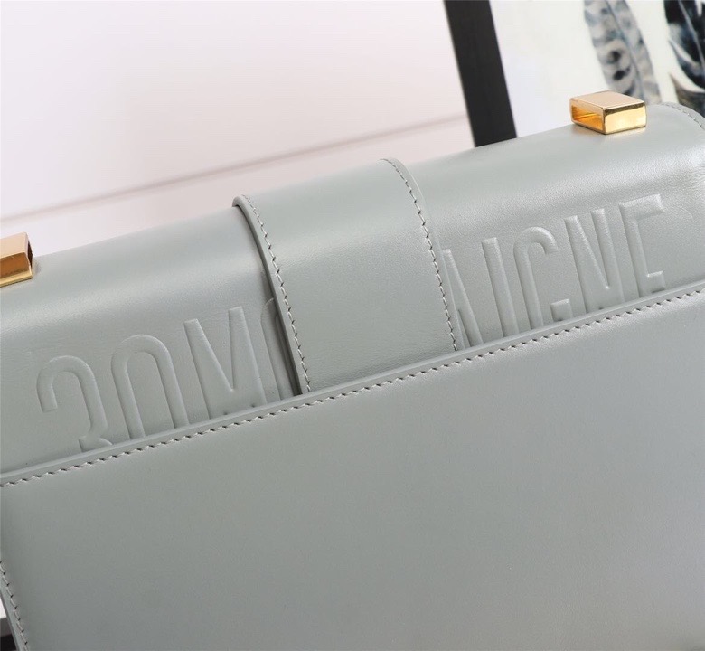 D10r lady D10r montaigne smooth cowhide gray 24 x 17 x 8 cm