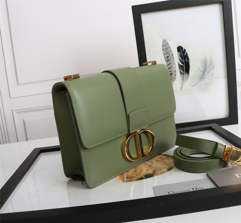 D10r lady D10r montaigne smooth cowhide green 24 x 17 x 8 cm