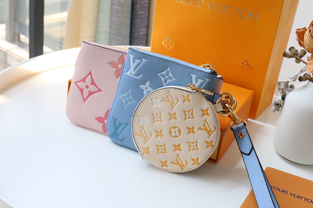 l0vis Vvtt0n trio pouch monogram empreinte leather m80407 19.5 x 11.5 x 3.0 cm