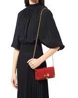 Pra*a leather Pra*a cahier bag fiery red 1bd045 19 x 14 x 9 cm