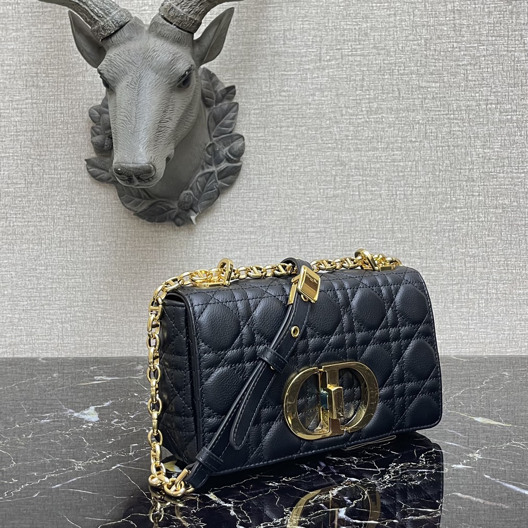 d10r small caro bag black S*pple cannage calfskin m9241uwhc 20×12×7cm