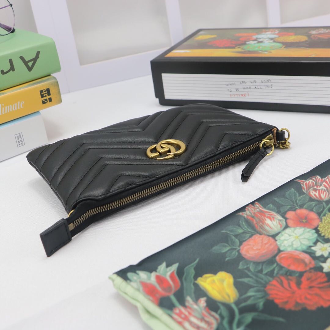 Gvc*1 gg marmont mini chain bag black  443447 22 x 13 x 3.5 cm