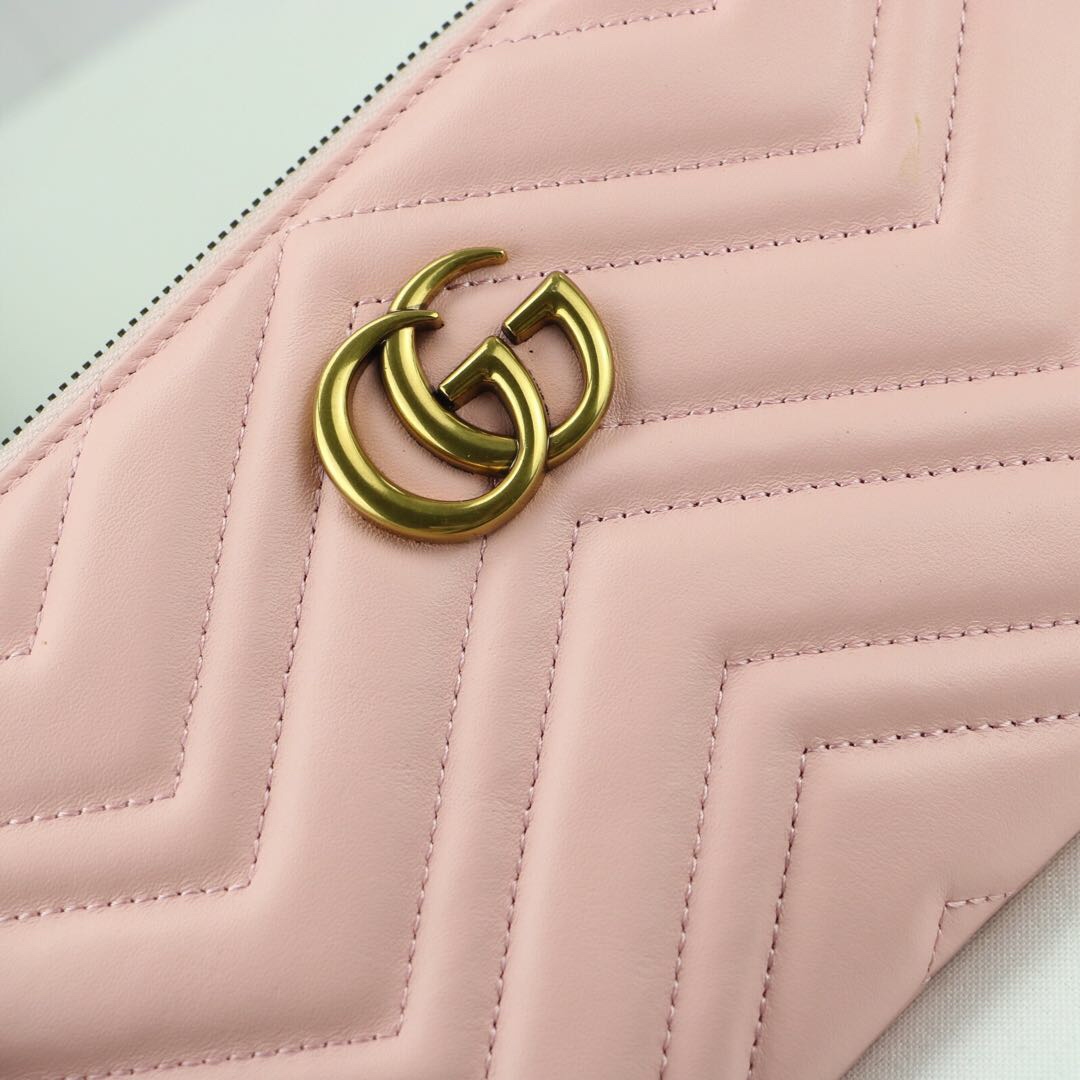 Gvc*1 gg marmont mini chain bag flamingo 443447 22 x 13 x 3.5 cm