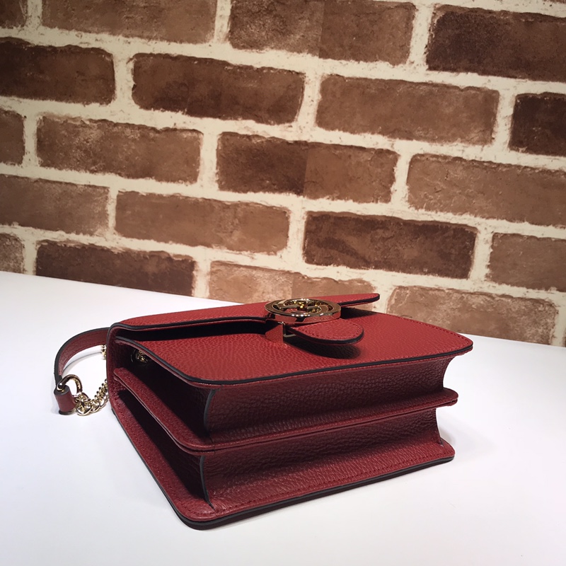 Gvc*1 marmont icon gg interlocking small red 510304 20 x 15 x 7.5 cm