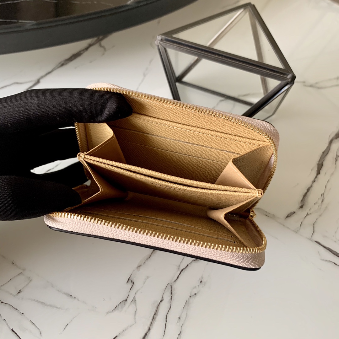 l0vis Vvtt0n zippy coin purse epi leather galet m68759 11 x 8.5 x 2 cm