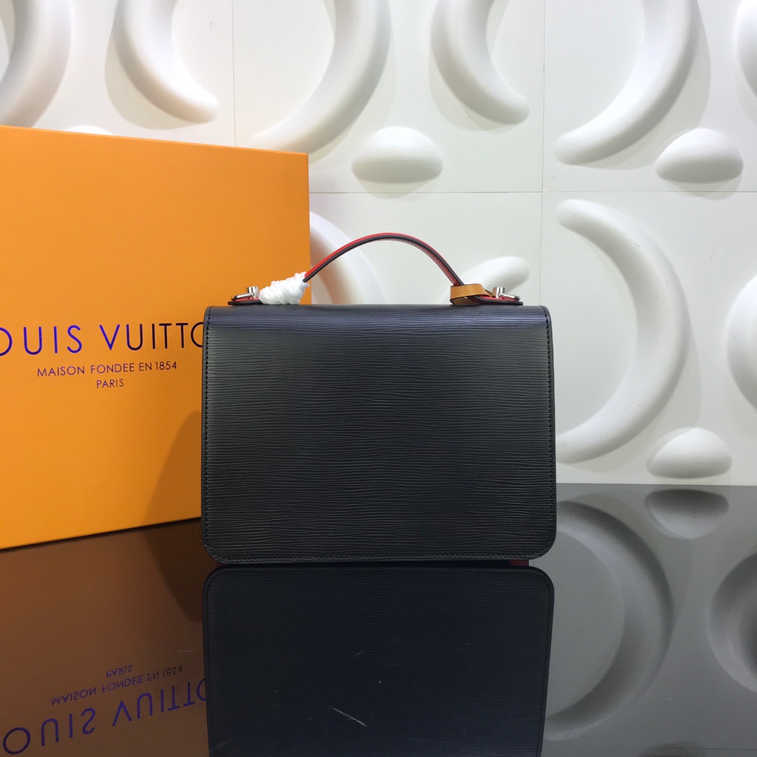 l0vis Vvtt0n neo monceau epi leather cowhide black m55403 22 x 18 x 9 cm