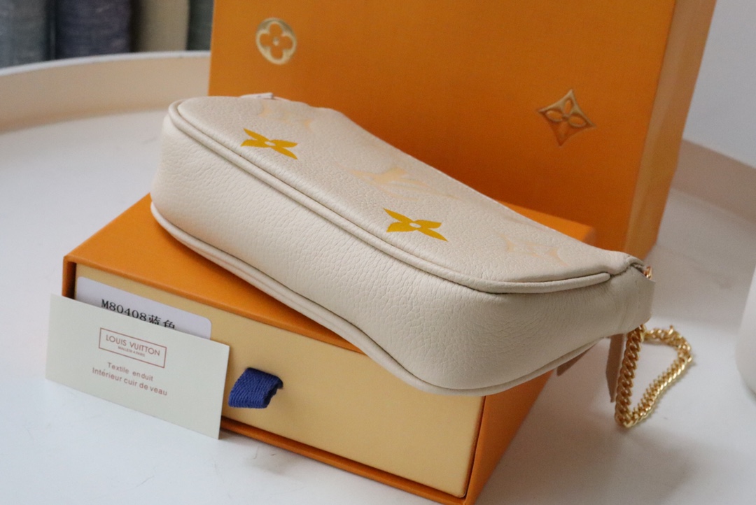 l0vis Vvtt0n mini pochette accessoires monogram empreinte leather yellow m80501 15.5 x 10.5 x 4 cm