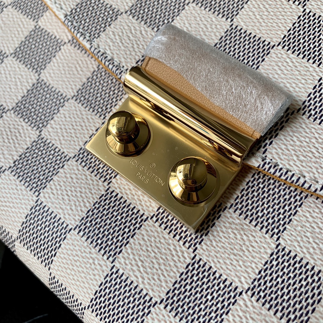 l0vis Vvtt0n croisette damier azur canvas n50053 25 x 17 x 9.5 cm