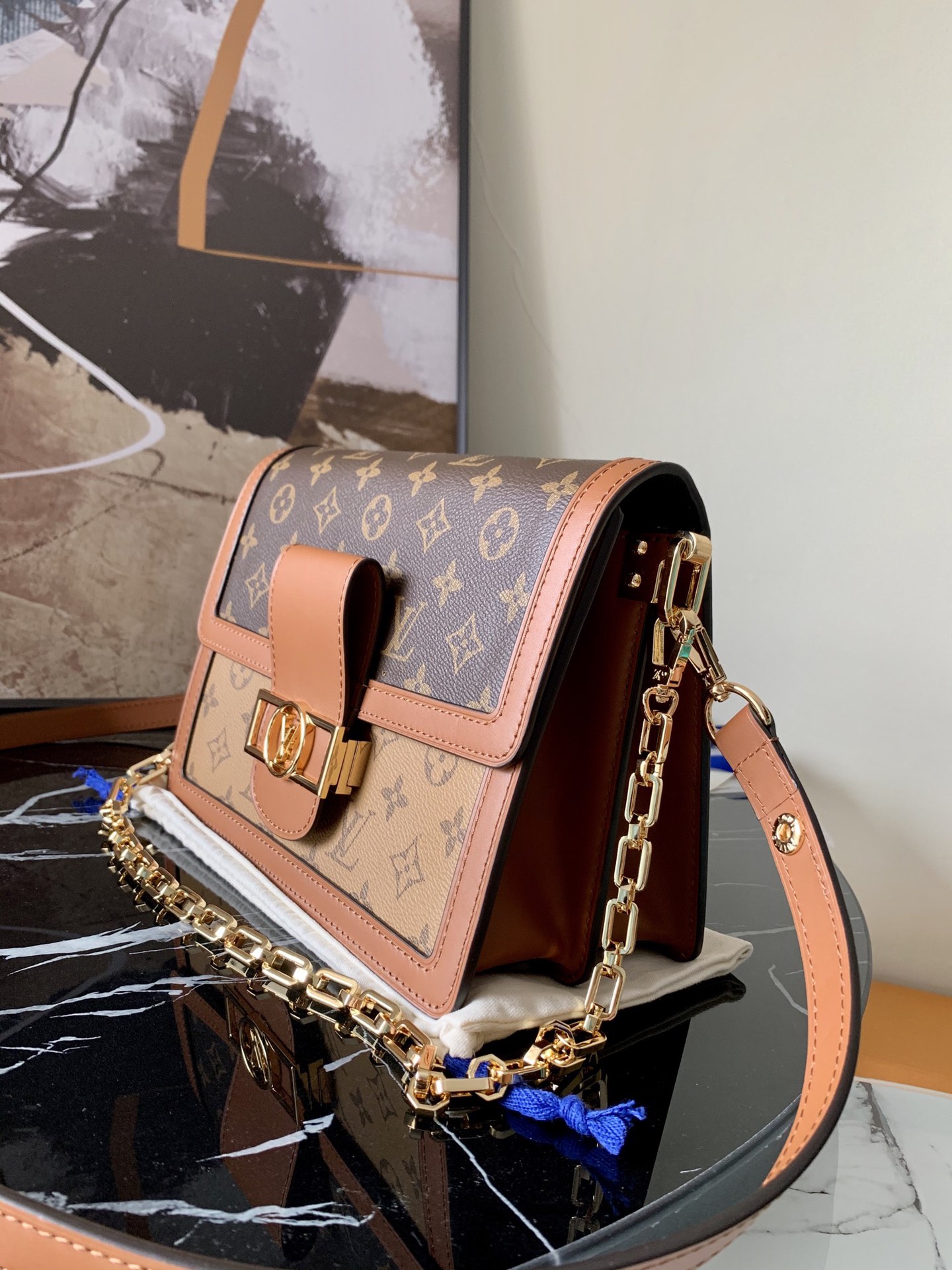 l0vis Vvtt0n dauphine mm monogram canvas m44391 24.5 x 19 x 6 cm