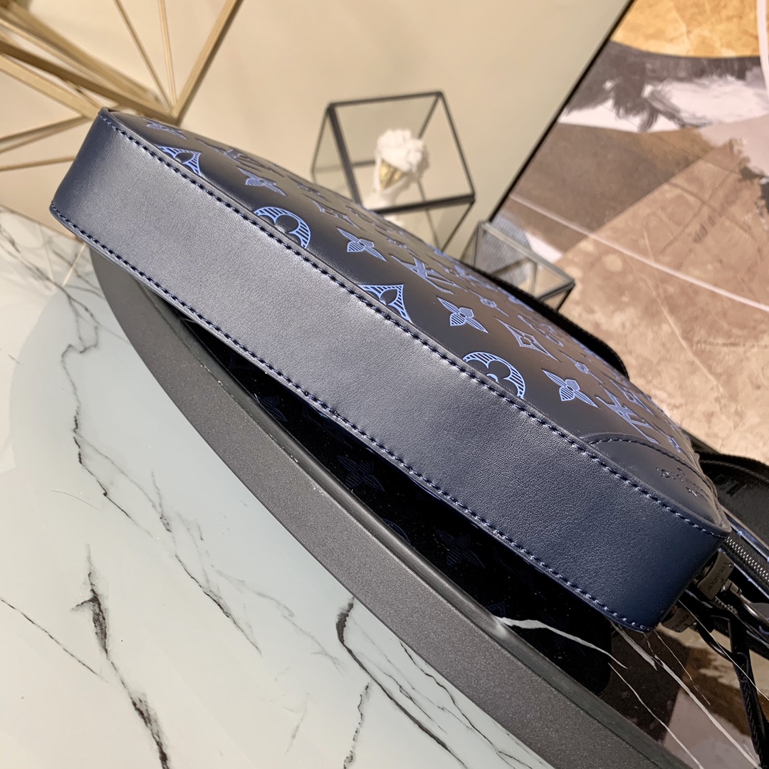 l0vis Vvtt0n duo messenger monogram shadow leather navy m45730 26 x 18.5 x 5 cm