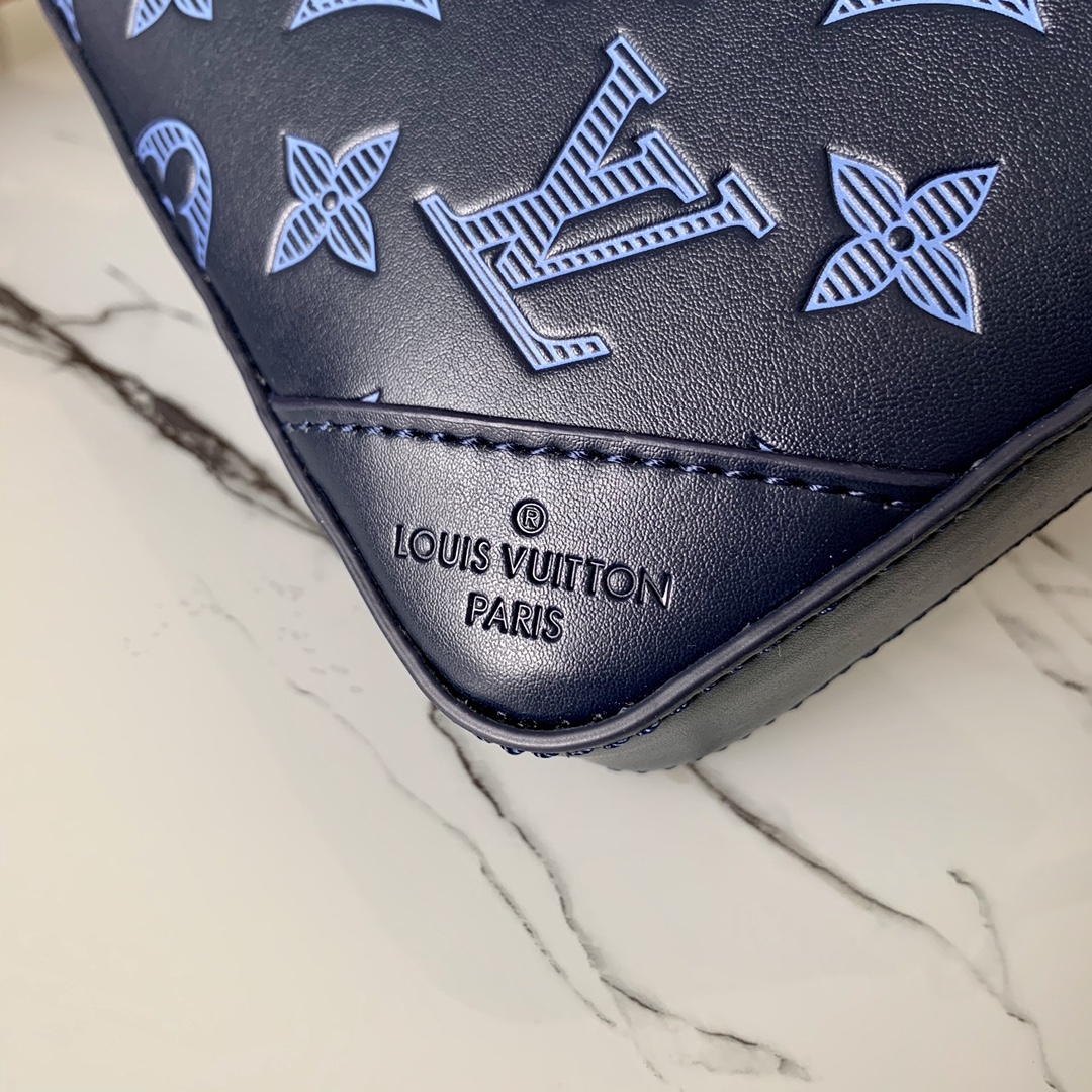 l0vis Vvtt0n duo messenger monogram shadow leather navy m45730 26 x 18.5 x 5 cm