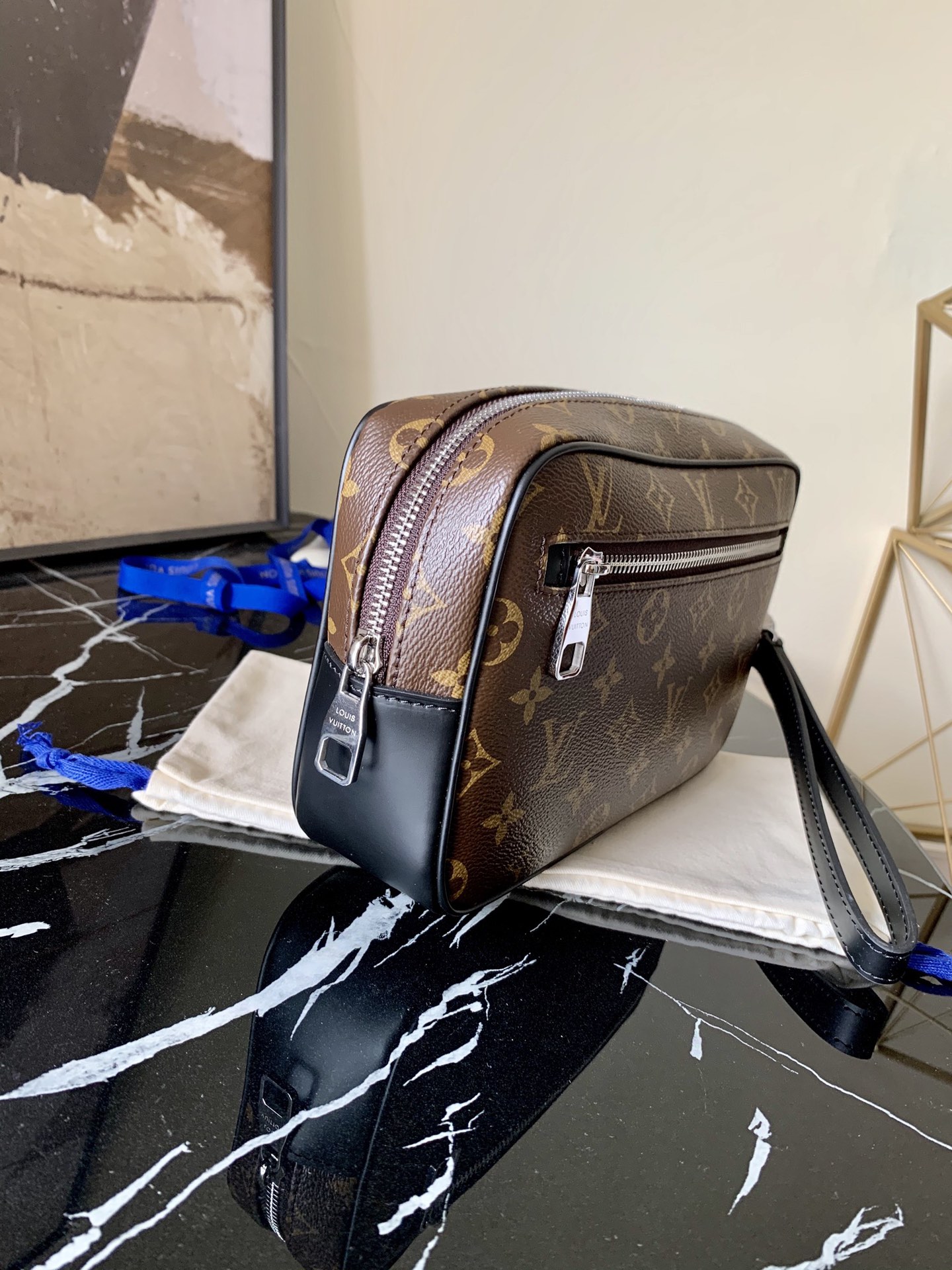 l0vis Vvtt0n kasai clutch monogram canvas brown m42838 24 x 16 x 6 cm