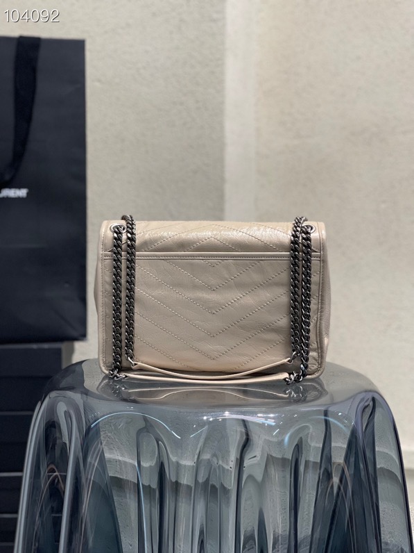 Y51 niki medium crinkled vintage leather creme 4988940 28 x 20 x 8 cm