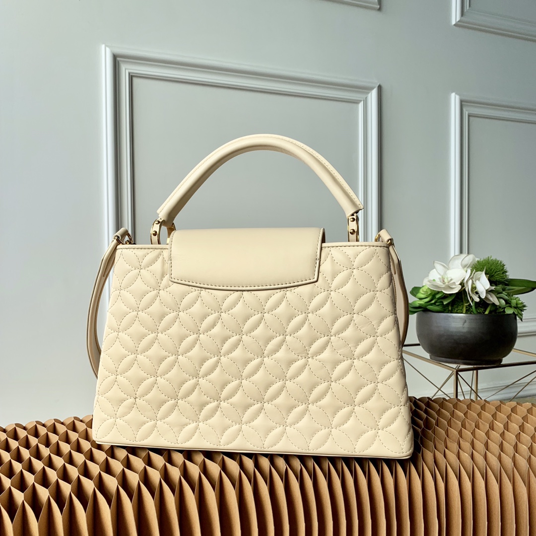 l0vis Vvtt0n capucines mm monogram flower creme m55366 31 x 20 x 11 cm